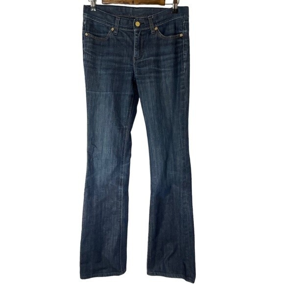 Tory Burch Tory Classic Bootcut Blue Jean - Picture 1 of 8